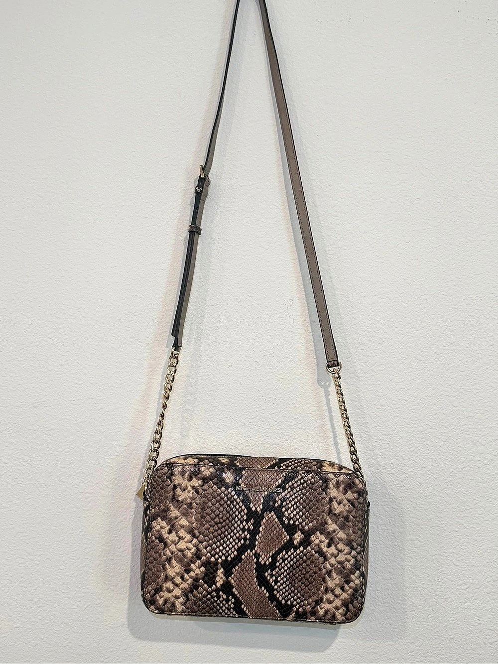 Michael Kors Crossbody Bag Animal Print in Brown
